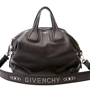 Givenchy Calfskin Studded Nightingale Medium Satchel